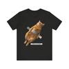 Funny Duct Tape Orange Cat Meme Graphic Tshirt Men Women Humor ONeck T Shirt Oversized Cotton Casual Cute T Shirts Streetwear