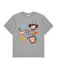 Deomopeuhauseu My Favorite Dings Oversized Short Sleeve T-Shirt Melange Gray