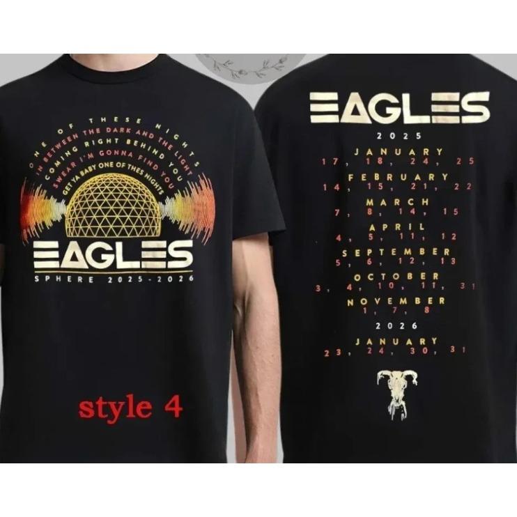 Summer Fashion Trendy Tee Eagles Sphere 2026 Tour Dates One of These Nights T-shirt with Print T-shirt for Men and Women Comfortable T-shirt