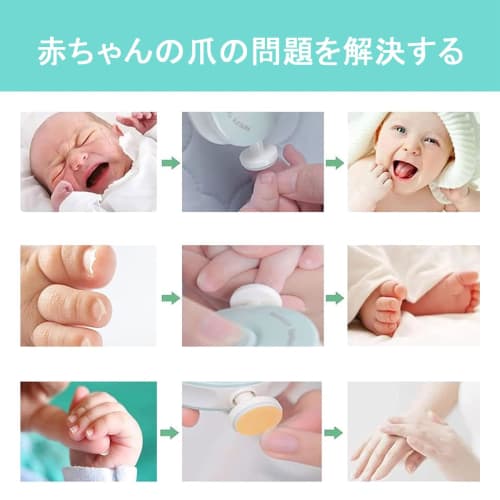 DONGFANGB Electric Nail File, for Babies, Infants, and Newborns, with a Safe, Quiet, and Waterproof Design, Perfect for Adults, Children, and Seniors,