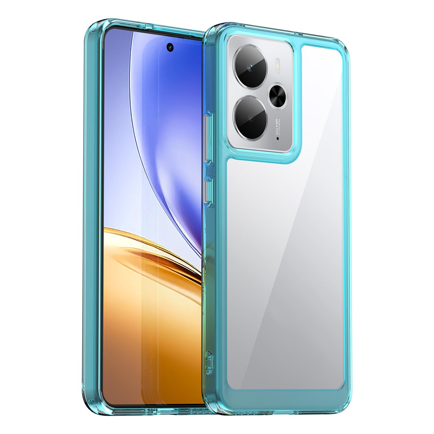 For Realme P3 5G Clear Case Realme P3 Cover Coque Funda Hard Translucent Soft Edge Shockproof Phone Bumper Realme P3 realme P3