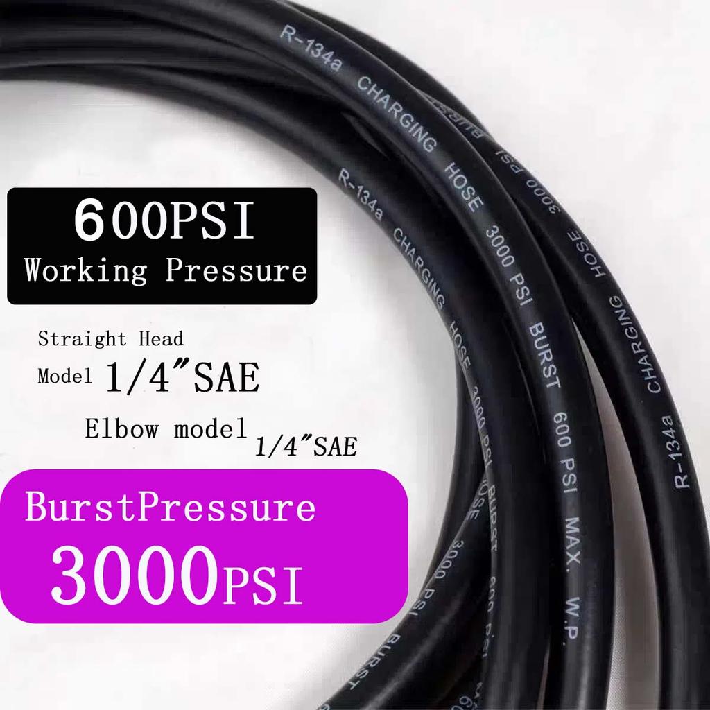 r134a R410A AC Refrigerant Charging Hoses HVAC Air conditioning tool car silicone hose pipe Air Condition System Maintenance