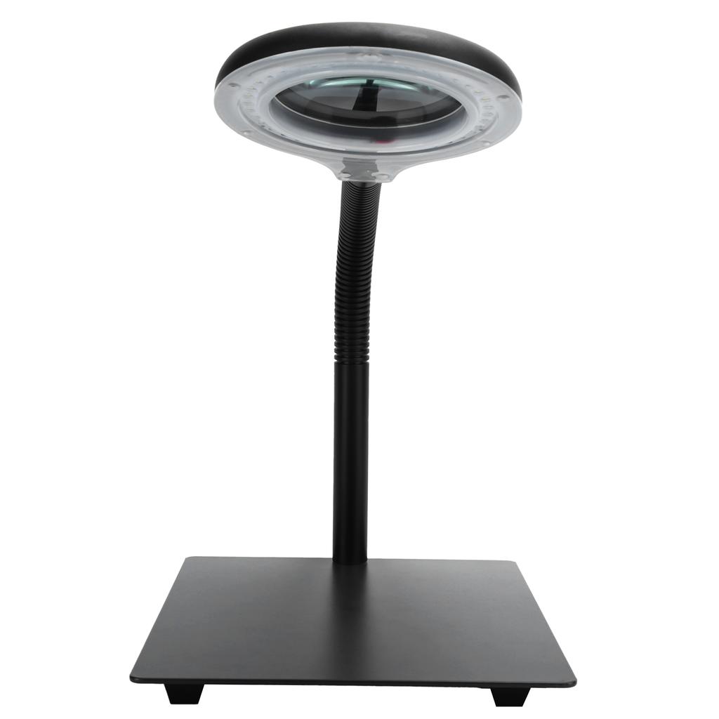 40LED Desk Magnifier Light Metal Base 15X Flexible Magnifying Lamp for Engraving ReadingUS Plug