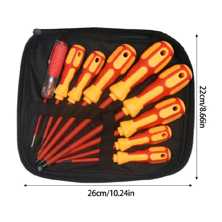 Convenient 9 in 1 Insulated Screwdriver Ensembles for Household and Professional Repairs Offering Magnetic Efficiency