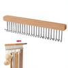 Wooden Clothes Hanger With 12 Hooks Bra Space Saving Hangers Heavy Duty Wooden Hanger With Rotating Hooks Closet Wardrobe
