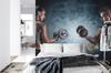 Photomural Muscular Man An Athletic Woman Structural Vinyl 180x120
