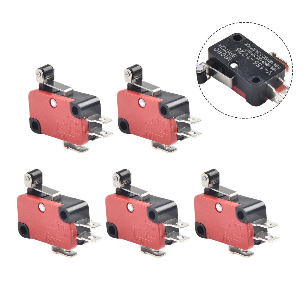Tools Switch Monitor Parts Self-reset Sensitive Travel 250N 3 Terminals Circuits Control High-precision Limit Home
