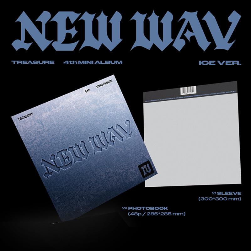 TREASURE – 4th Mini Album NEW WAV RED VER. / ICE VER.