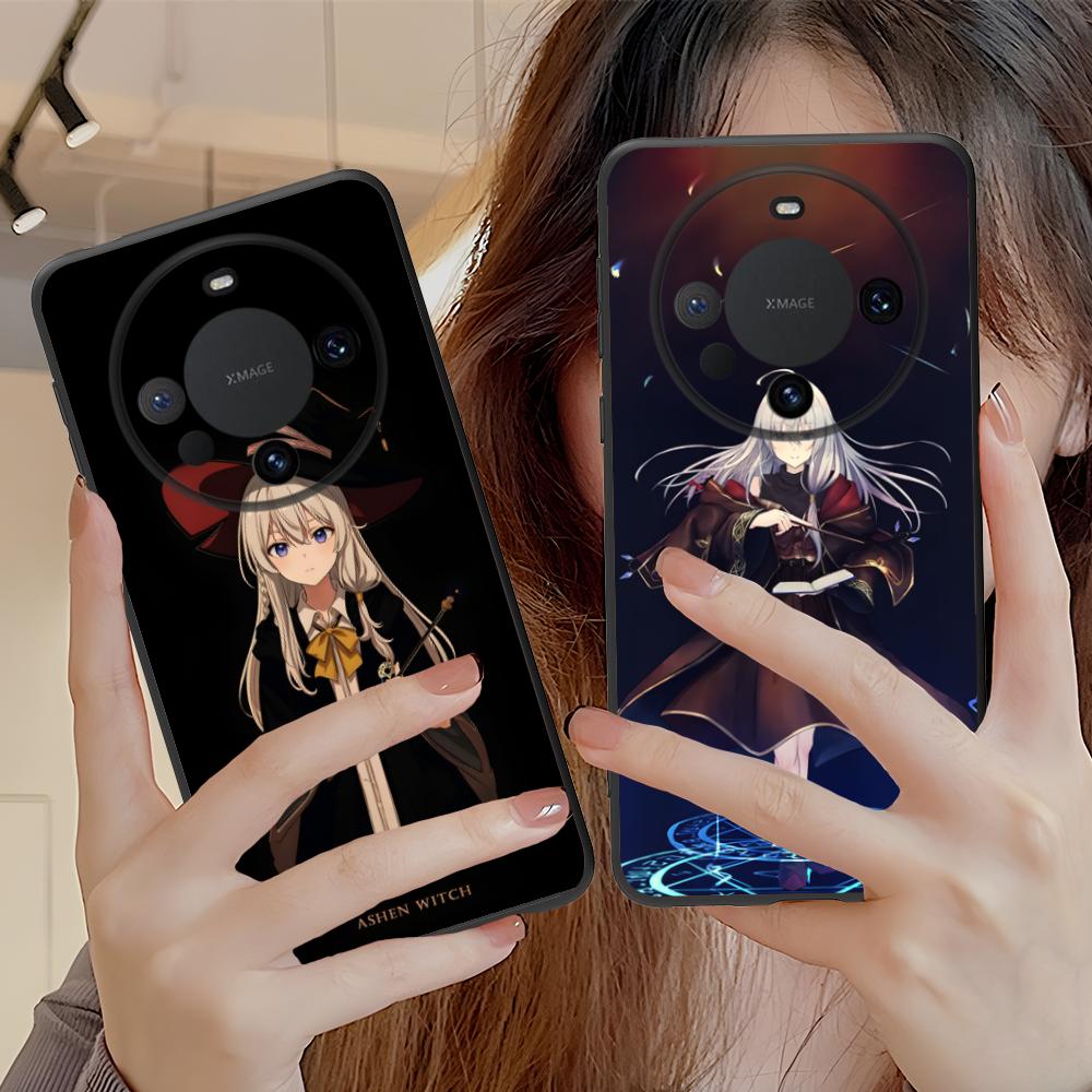 Wandering Witch Elaina Matte TPU Mobile Phone Case for Huawei Mate 60 50 40 30 20 10 Pro Plus Lite E 5G Colorful Printing Cover