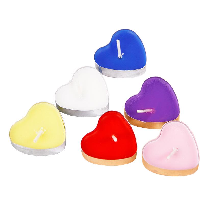 Heart-shaped Scented Tealights for Romantic Proposals and Birthdays