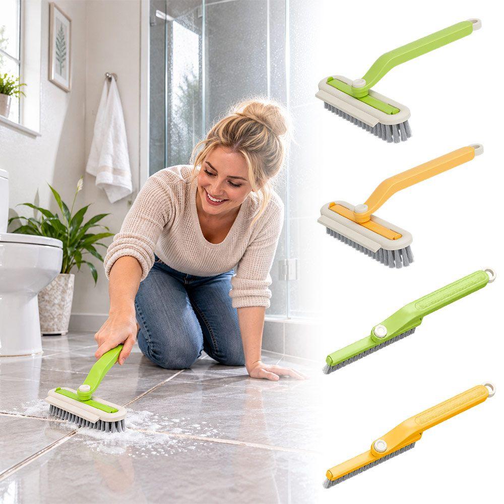 Detachable Crevice Brush 2in1 Toilet Brush New Gap Cleaning Brush Bathroom