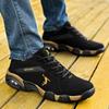 Herrenschuhe Sneakers Leder Dicke Sohle Schuhe Größe Groß