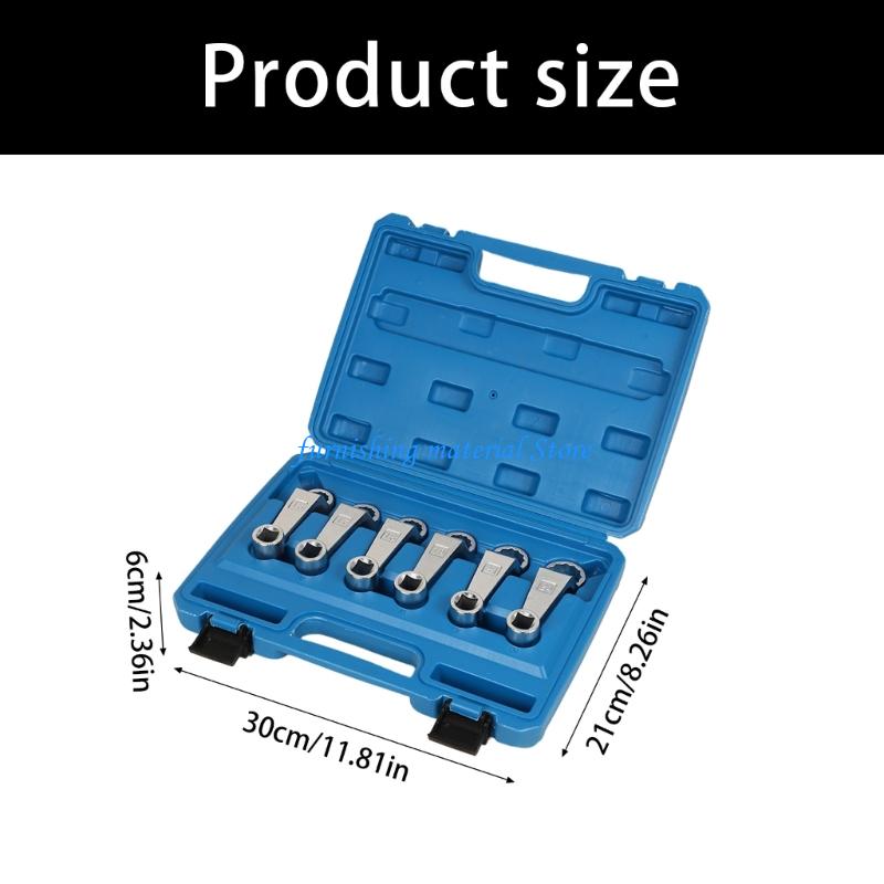 Y5GD Professional Caster Cambers Adjustment Wrench Kits Chromium Steel Automotive Suspensions Tool With Plastic Storage Case