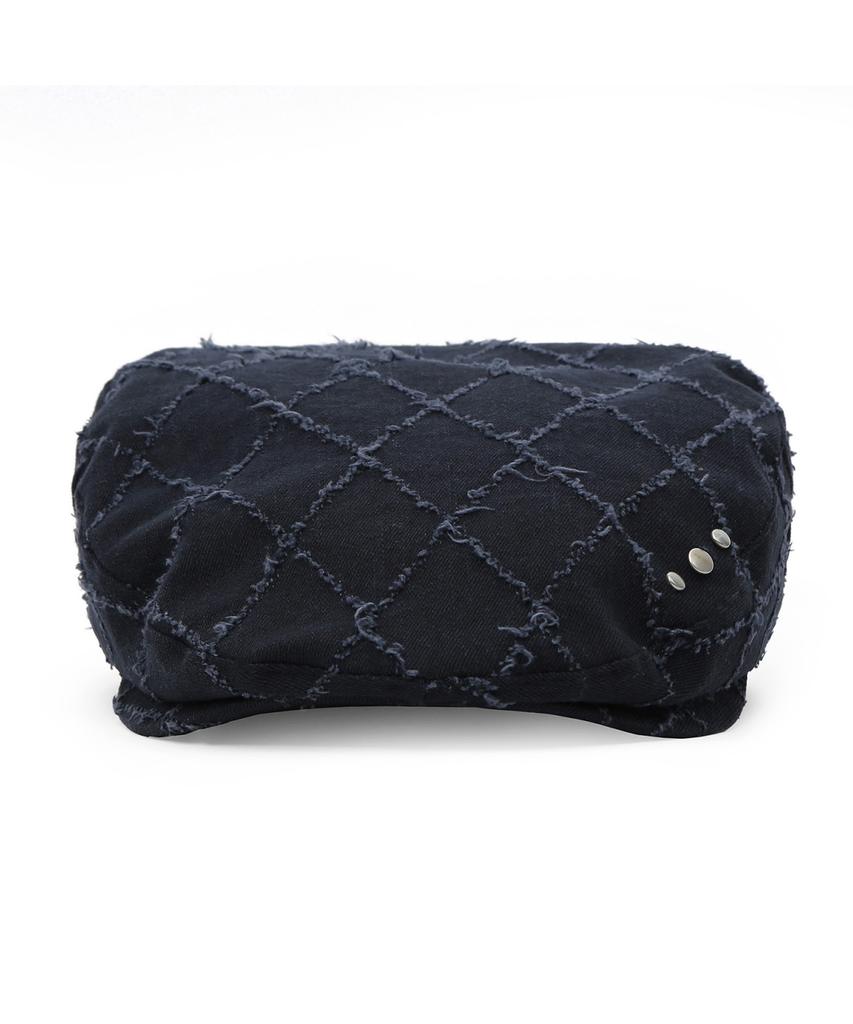 Eondeokeonteulolseutyudio Studded Classic Hunting Cap Drive Hunting / Triple R Stud / Navy Dia