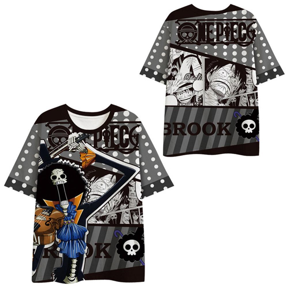 13 Colors ONE PIECE T Shirt for Men Women Summer Clothing Fitness O Neck Anime Man T-shirt for Male Oversized New Men T-shirts Tops