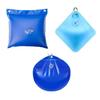 Pool Cover Hanging Bag Leakproof Square Swimming Pool Cover Weights Thick PVC Water Bags for Above Ground Pool Cover Antifreeze Winter Tarp Weights