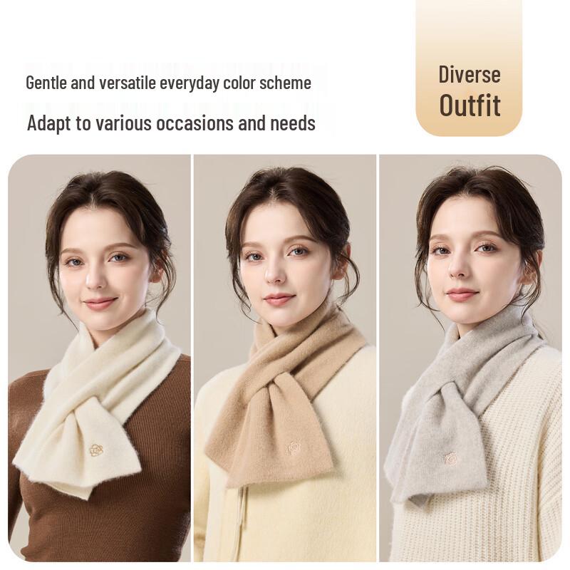 JIUMU Women's 100% Cashmere Scarf