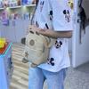 Cute Korean Style Cotton Mini Shoulder Bag For Casual Travel Girls