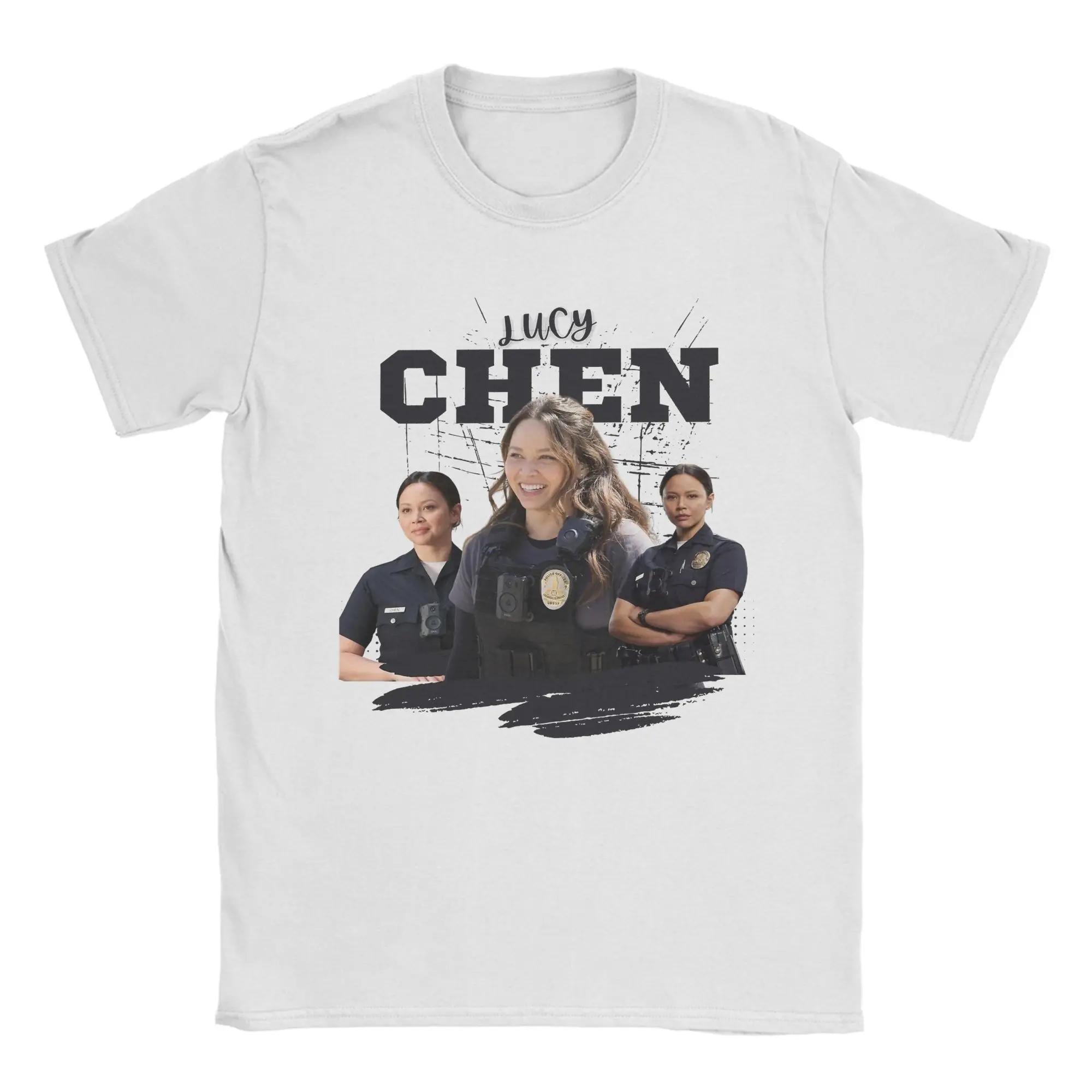 

Leisure Lucy Chen Melissa ONeil The Rookie TShirts for Unisex 100 Cotton T Shirts Short Sleeve Tee Shirt Printing Clothing S