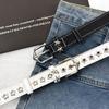 Star Eyelets Y2K Star Waist Belts Metal Buckle Girls Rivet Waistband Women's Jeans Belt  Hip Hop