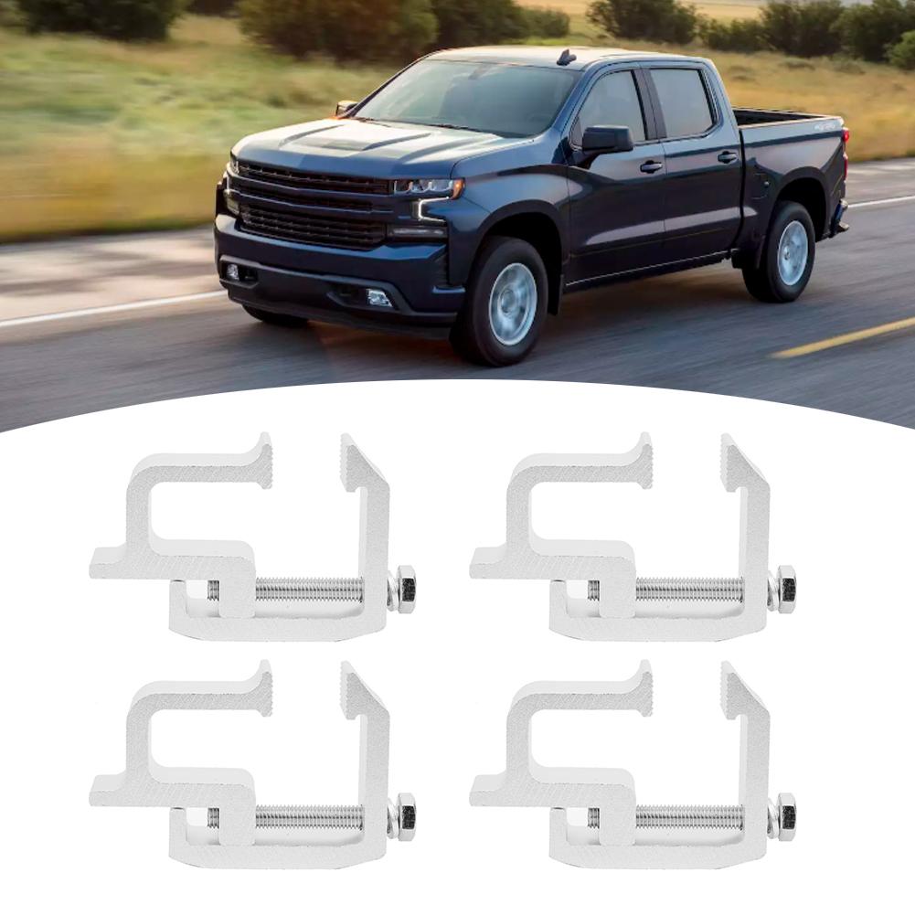 4pcs Pickup Truck Cap Topper Clamps Heavy Duty Campers Shell Mounting Accessories