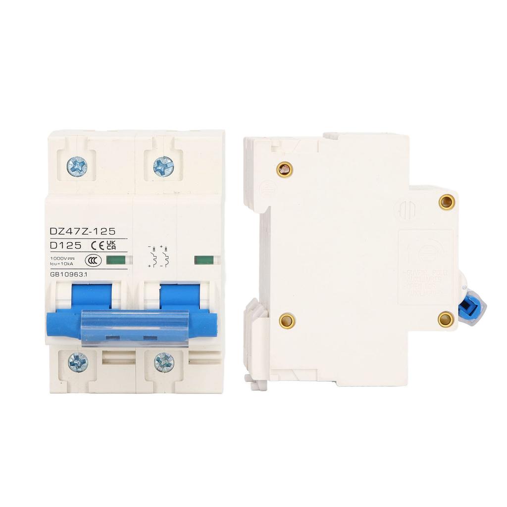 Circuit Breaker Short Circuit   Rail Installation PV Circuit Breaker 2P 1000V 125A