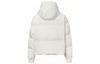 Converse Down Jackets Women's Ecru Hooded Non Detachable Moderate 10019787-A03