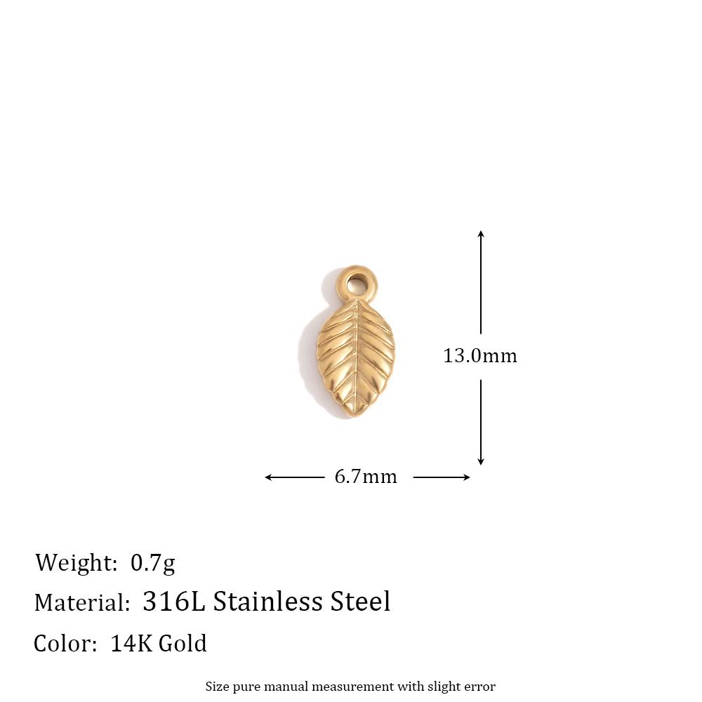 

MamacitaSlay Exclusive Lovely Elephant Shell Star Moon Sun Flower Ginkgo Leaf Charm Pendant Premium Stainless Steel Jewelry Gift
