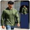Men's sun protection suit hooded long-sleeved fitness sports outdoor fishing tops quick-drying running basketball training T shirts