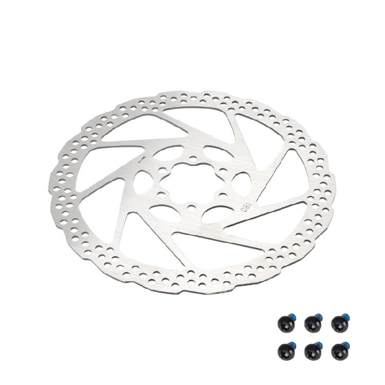 Road Bike Disc Brake Rotor with Bolts Bike Brake Disk Stainless Steels Bicycles Rotor for Road Bike Mountain Bike