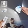 LED Wall Light Rechargeable Touch Double Head Wall Lamp 360° Rotation Wireless Remote Control LED Spotlight For Bedroom Lighting