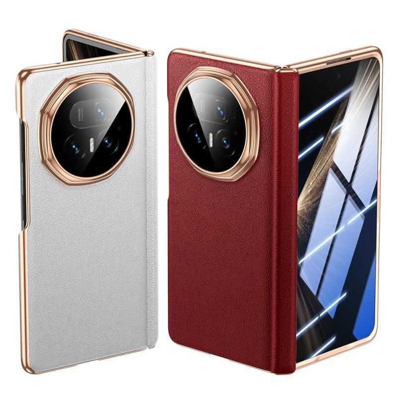 Premium Genuine Leather Full-Body Case Honor Magic V5 With Magnetic Lens Protection Kickstand