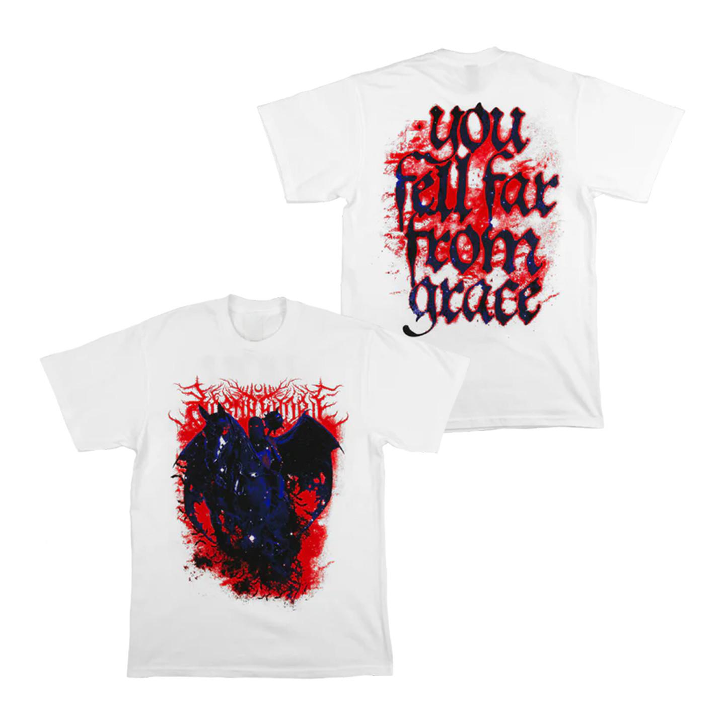 Deathcore Metal Style Rock Dark American Loose-fitting Men s and Women s T-shirt Short Sleeves 2XL