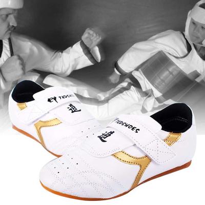Unisex, sztuczna skóra, oddychające buty treningowe Taekwondo do sztuk walki Karate