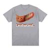 Bratwurst Funny Cat Meme Tshirts Unisex Unisexs Clothing Casual Humor Short Sleeve T Shirt Summer Pop Tshirt Streetwear