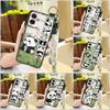 Phone Holder Wrist Strap Phone Case For MOTO G55 5G Fashion Design Wristband Panda Kickstand Cute Soft case Anti-dust
