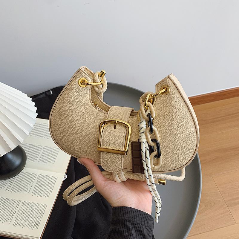 Premium Sense of Foreign Style Women's Bag 2025 New Versatile Niche Design Single Shoulder Underarm Bag Spring and Summer Dumpling Bag