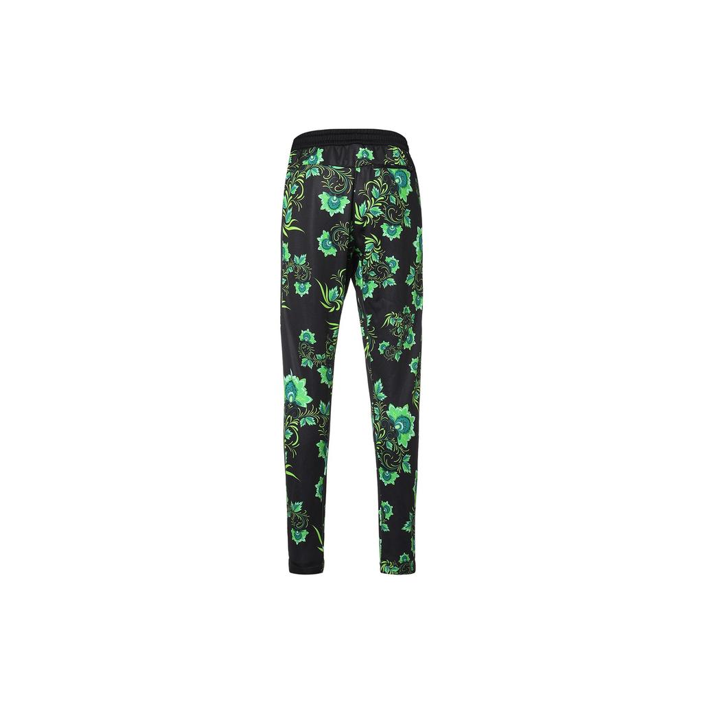 Nike Casual Pants Men's Black Green Moderate Slim Fit Pants AH7887-010