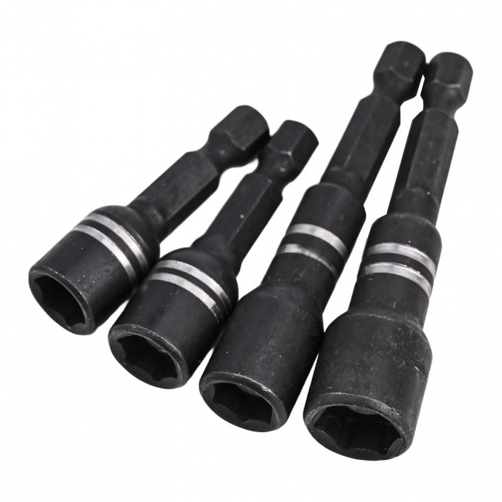 Heavy Duty and Reliable 4Pcs Magnetic Hexagonal Handle Socket Nut Driver Set