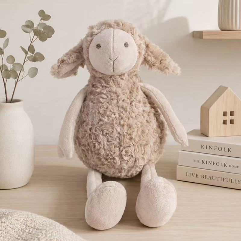 The latest Kawaii series of sheep figurines, plush toys, dolls, cartoon cartoons, cute pillows, children's birthday gift dolls
