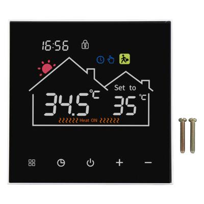 Smart Thermostat Color Touch Screen LCD Display Programmable Underfloor Heating Temperature
