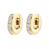 Gold Filled Silver Color Hoop Earrings For Women Stud Earring Zircon Piercing Drop Earings Personalized Jewelry Wholesale