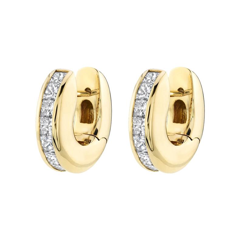 Gold Filled Silver Color Hoop Earrings For Women Stud Earring Zircon Piercing Drop Earings Personalized Jewelry Wholesale
