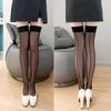 Shrimp Line Stockings: Sexy Retro European & American Back Line Long Tube Non-Slip Thigh-High Socks