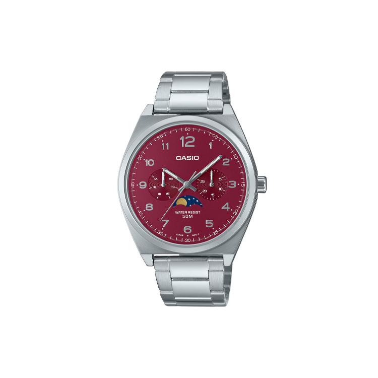 CASIO Men Standard Series 40mm Red Watch MTP-M300D-4AV MTP-M300D-4AV Red Watch Dial