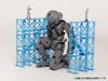 PM Office A PLUM Pop Otherworld Series Scaffolding Blue Plastic Kit PP211 1/64-1/100