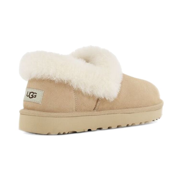 UGG Comfortable Warm Durable Slip-On Ankle Snow Boots Women Boots Sand 1119002-SAN