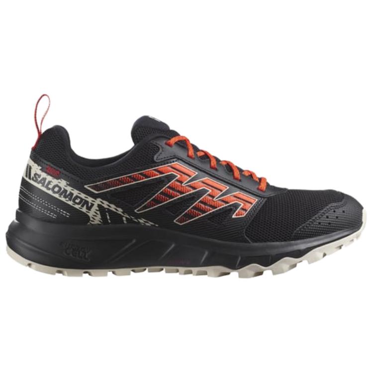 SALOMON Wander GORE-TEX Black Scarlet Men Sneakers Rainy-Day Scarlet-Ibis L47152600