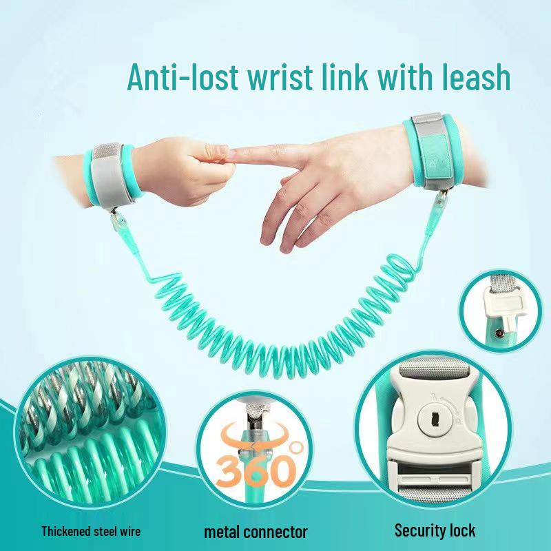 Child Safety Anti-Lost Strap Bracelet with Traction Rope (No Lock)