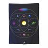 Coldplay Blankets Fleece Sofa Throw Blanket Lightweight Throw Blankets for Home Bedroom Office Throws Bedspread Quilt